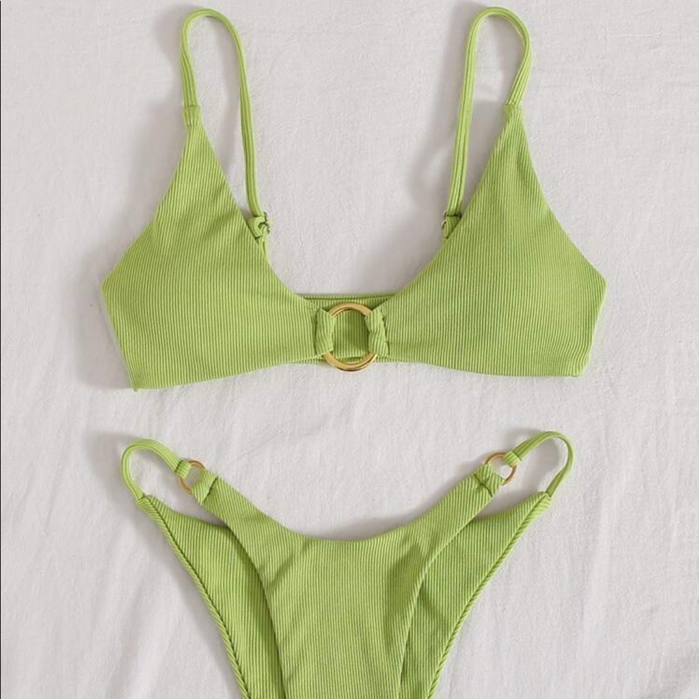 Lime Green Swimsuit
